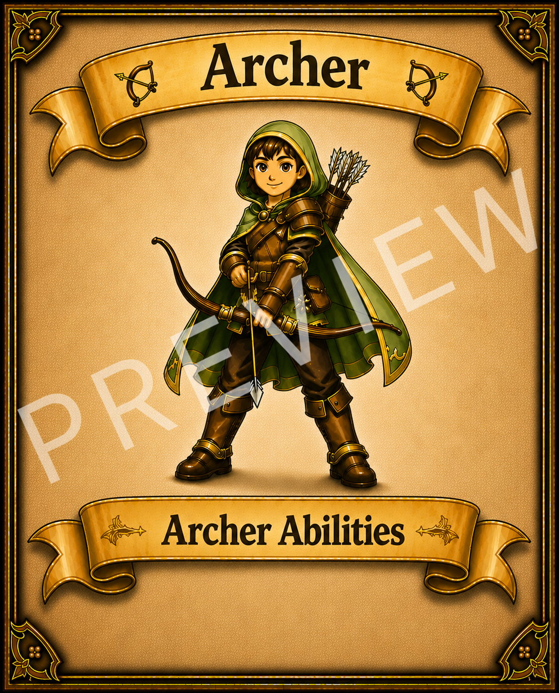 Archer hero card